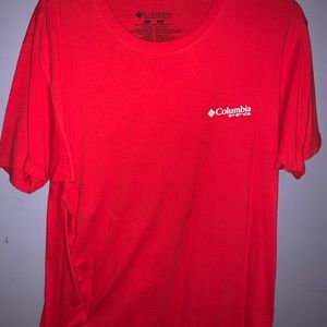Red Columbia shirt large